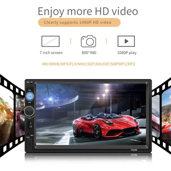 7010B 7-inch Car MP3 / MP5 Player Multi-Function Car Bluetooth-compatible Amplifier FM Radio - 5