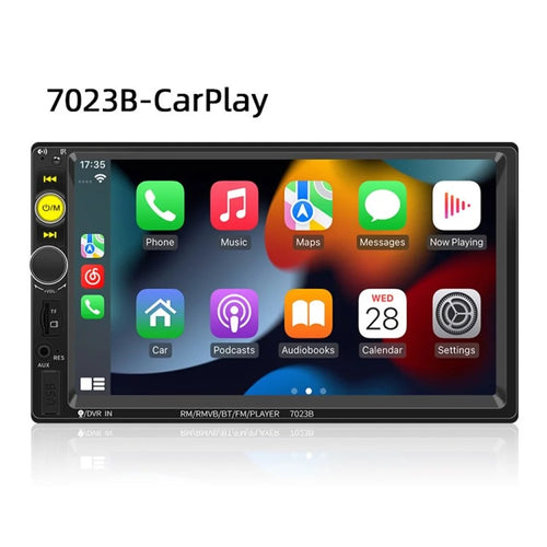 F7023C 2 Din 7 Inch Touch Screen Car Player FM Radio Bluetooth-compatible Stereo Auto MP5 Player - Carplay - 1