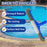 17.5-inch Pool Brush for Cleaning Pool Walls Nylon Bristles Curved Ends Pool Scrub Brush - 2