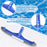 17.5-inch Pool Brush for Cleaning Pool Walls Nylon Bristles Curved Ends Pool Scrub Brush - 3