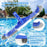17.5-inch Pool Brush for Cleaning Pool Walls Nylon Bristles Curved Ends Pool Scrub Brush - 4