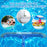 17.5-inch Pool Brush for Cleaning Pool Walls Nylon Bristles Curved Ends Pool Scrub Brush - 5
