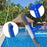 17.5-inch Pool Brush for Cleaning Pool Walls Nylon Bristles Curved Ends Pool Scrub Brush - 7