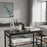 DULCII Wooden Board Magazine Table with Iron Mesh Shelf for Living Room Side End Desk, 400 x 167 x 550mm - Black Dark Walnut - 7