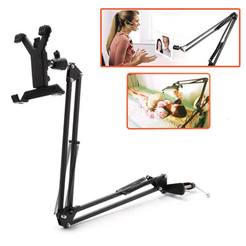 Universal 360 Degree Rotation Metal Telescopic Mobile Rack for iPad and 7~10.1-inch Tablet PC, Height: 830mm - 1