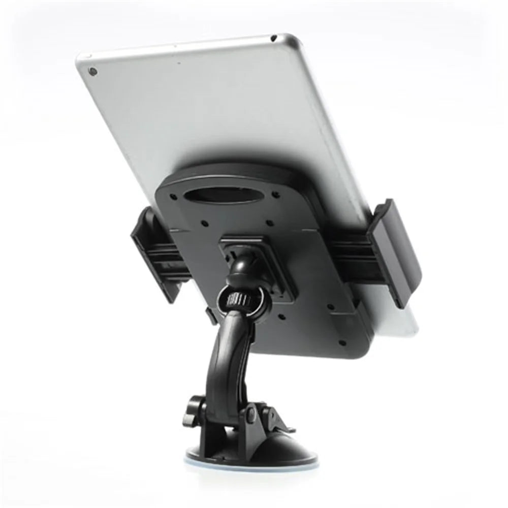 Black Universal 360 Degree Rotating Sucker Car Tablet Holder 7-11 inch Tablet Bracket - 2
