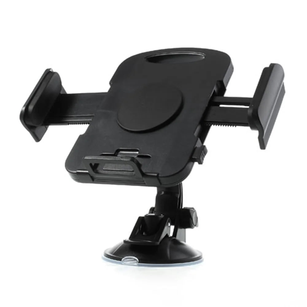 Black Universal 360 Degree Rotating Sucker Car Tablet Holder 7-11 inch Tablet Bracket - 7