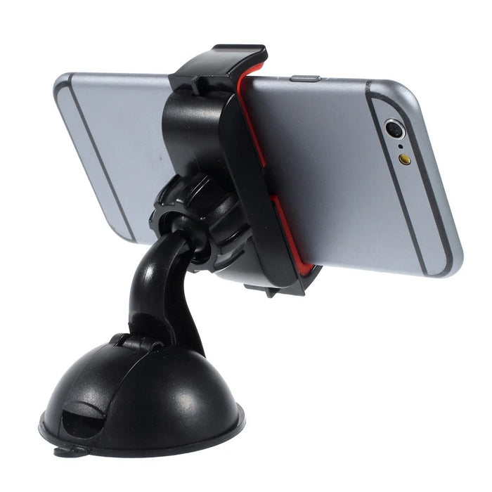 Simple Swivel Suction Cup Car Mount Holder for iPhone 4 4S 5 Samsung Sony LG, Width: 52-90mm - 2