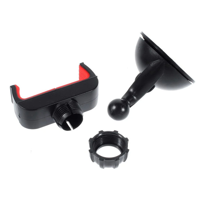 Simple Swivel Suction Cup Car Mount Holder for iPhone 4 4S 5 Samsung Sony LG, Width: 52-90mm - 5