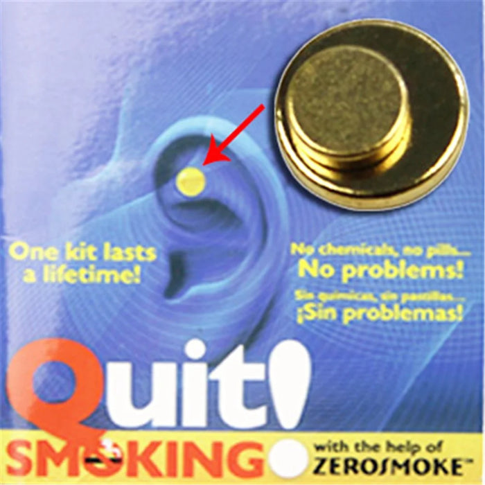 Zero Smoke Auricular Therapy Magnets Zerosmoke Quit - 1