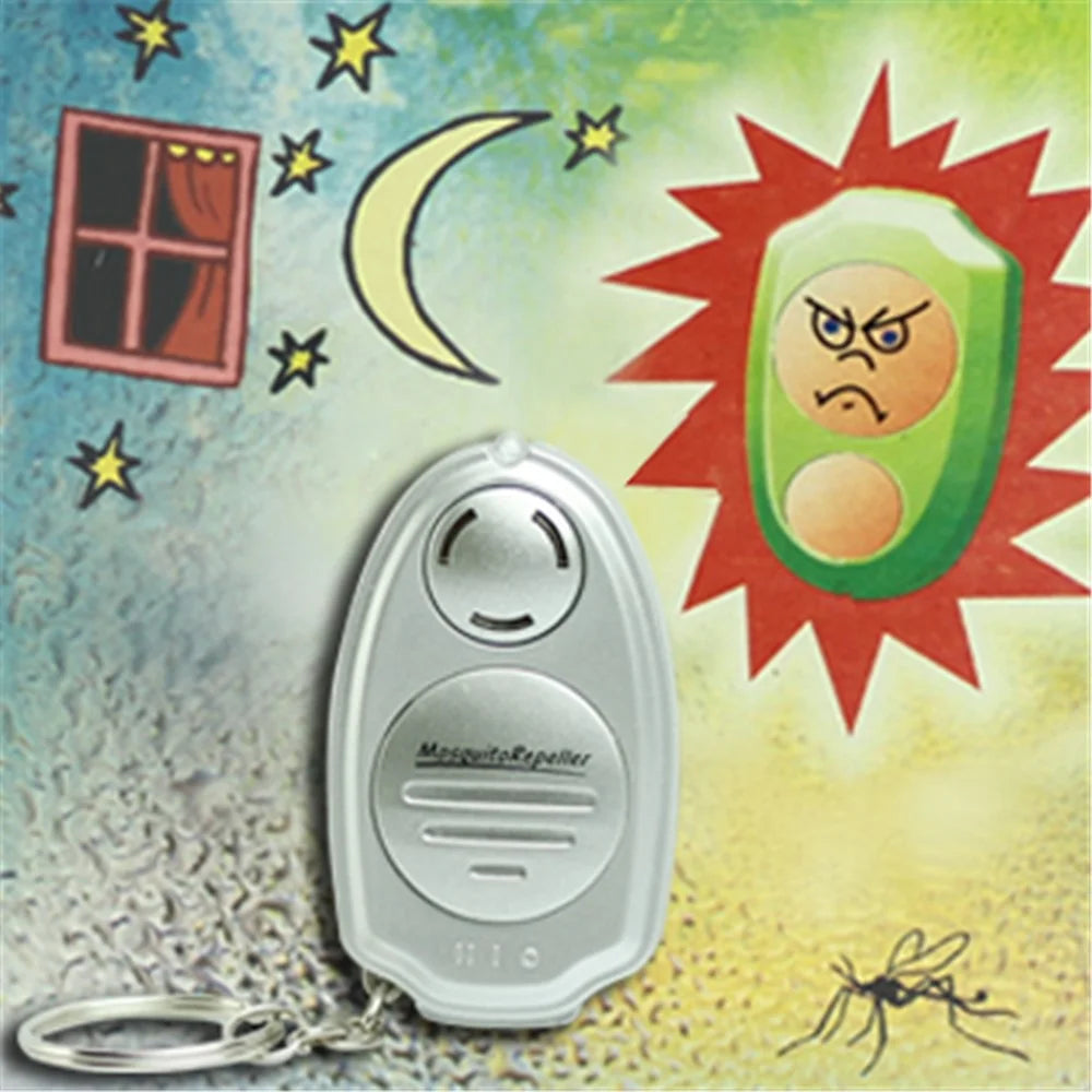 New Ultrasonic Anti Mosquito Insect Repellent Repeller with Keychain - 1