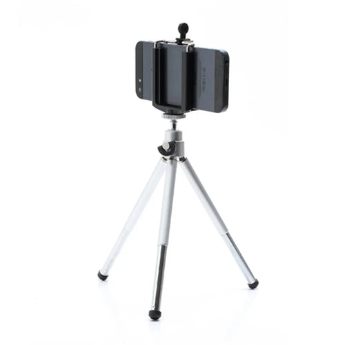 Universal Aluminum Tripod Stand Camera Holder for iPhone Samsung HTC Sony etc., Range: 5-8cm - 1