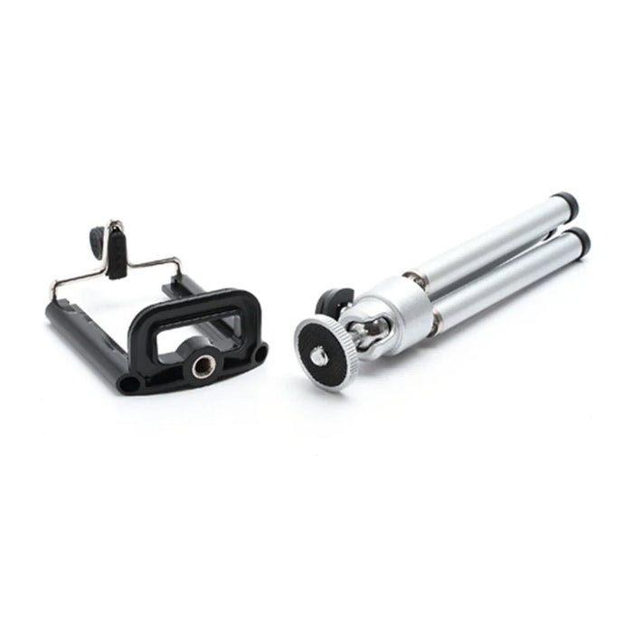 Universal Aluminum Tripod Stand Camera Holder for iPhone Samsung HTC Sony etc., Range: 5-8cm - 2