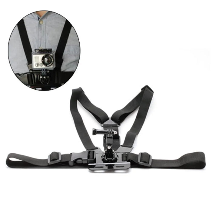 Adjustment Elastic Body Chest Harness Straps Belt for Gopro Hero 1 2 3 - 1