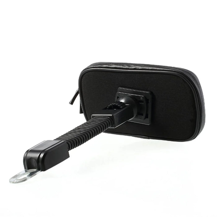 360 Degree Rotation Motorcycle Rearview Mirror Mount w/ Waterproof Phone Case, Size: 16.5 x 9cm - 3