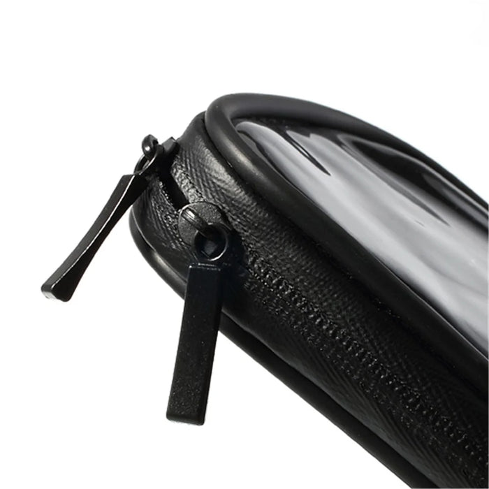 360 Degree Rotation Motorcycle Rearview Mirror Mount w/ Waterproof Phone Case, Size: 16.5 x 9cm - 7