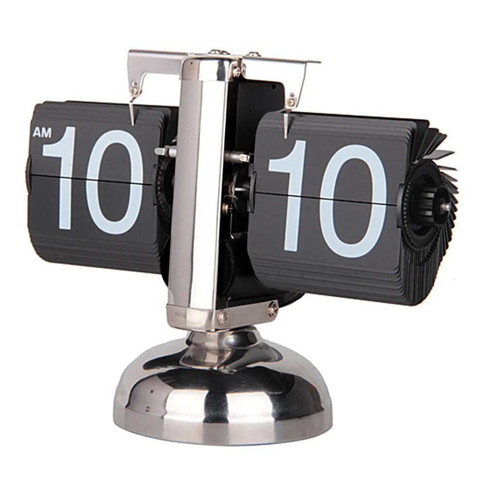 Balance Shaped Auto Flip Clock Home Office School Desktop Decorative Clock - 1
