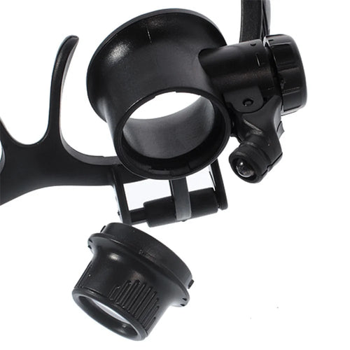 9892G 10X / 15X / 20X / 25X Watch Repair Magnifying Glasses Eyewear Magnifier Loupe with LED Light - 1