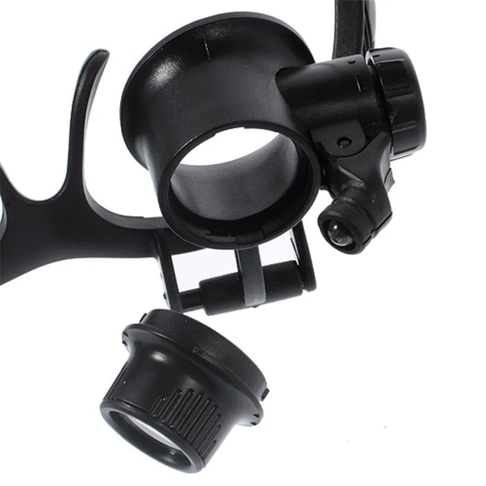 9892G 10X / 15X / 20X / 25X Watch Repair Magnifying Glasses Eyewear Magnifier Loupe with LED Light - 1