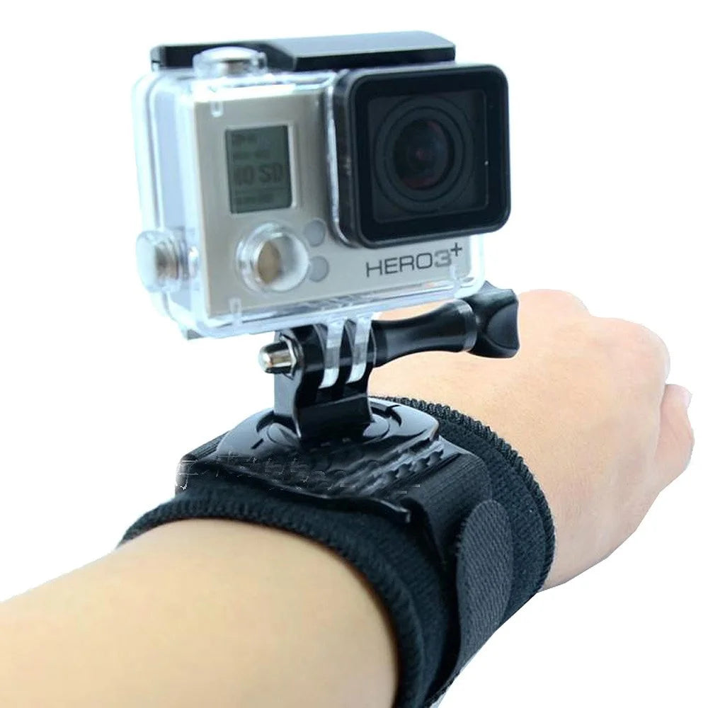 360 Degree Rotation Mount Wrist Strap Wristband for Gopro Hero 2 3 3+ - 6