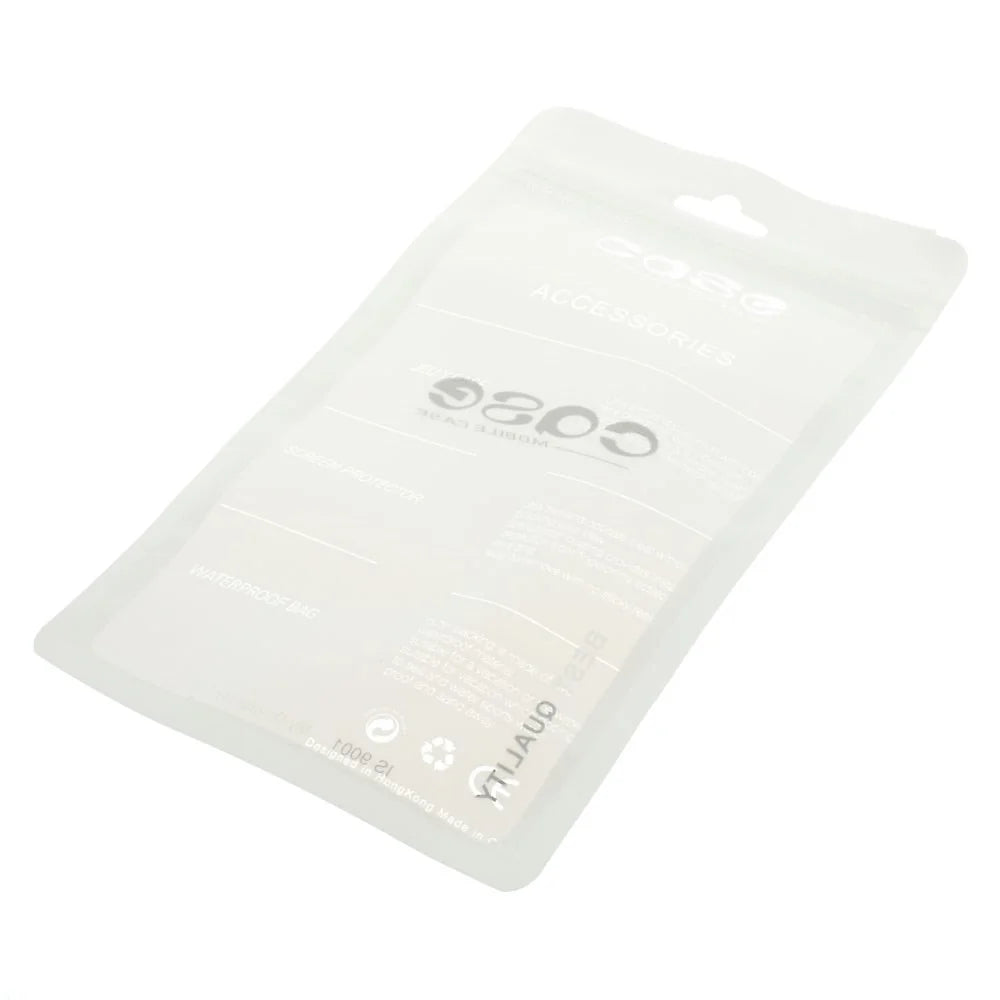 White 50Pcs/Lot Waterproof Ziplock Packging Bag for Phone Case, Size: 17.5 x 10.5cm - 2