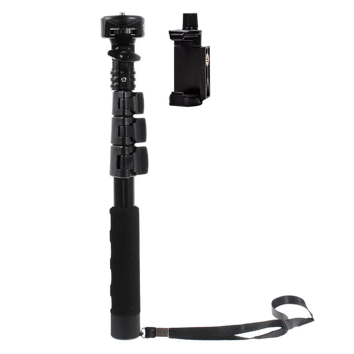 YUNTENG C-088 29-88cm Extendable Selfie Stick with Removable Phone Holder Portable Monopod for Smartphone / Camera - Black - 1