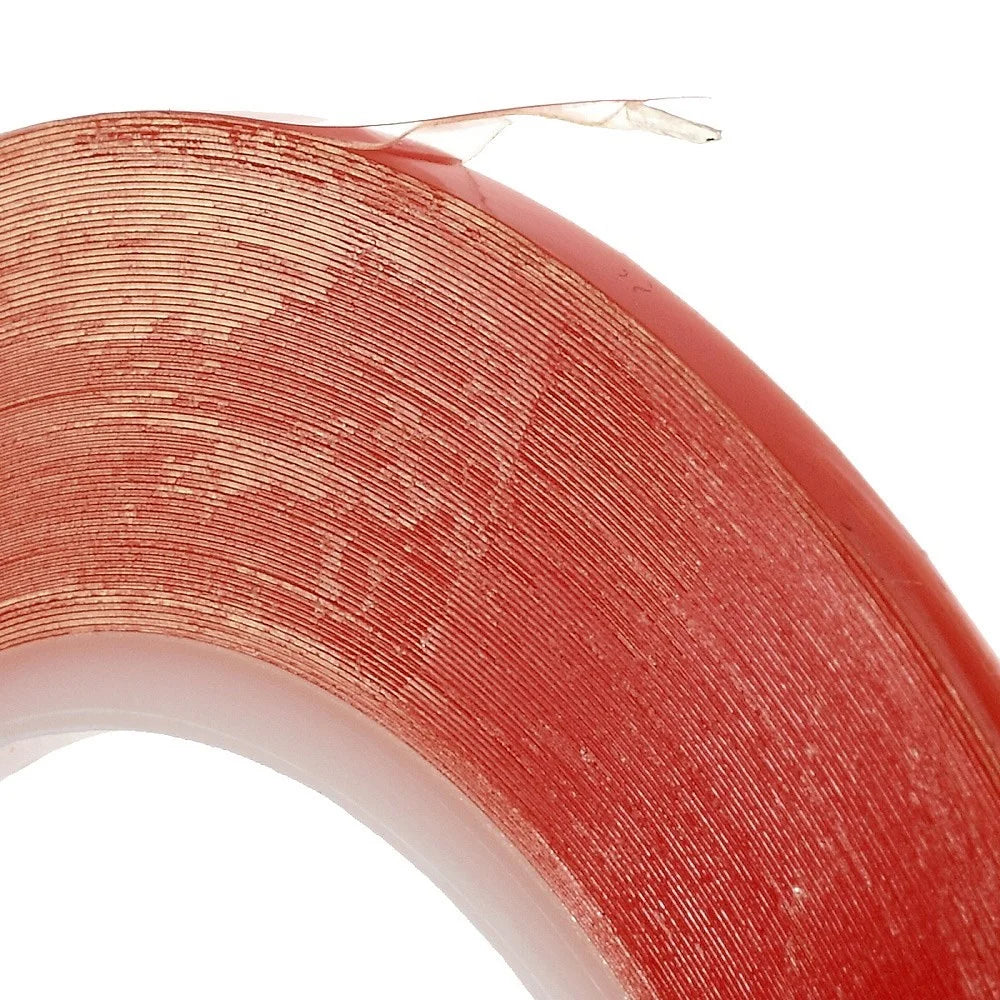 3mm x 33m Heat Resistant Double-sided Clear Adhesive Tape - 3
