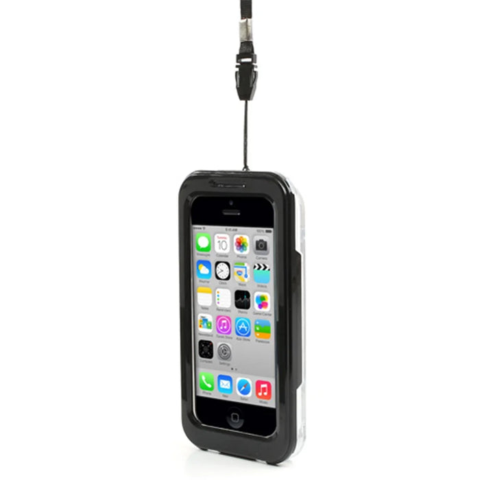 Premium IP68 Waterproof Protector Case for iPhone 4s 4 + Neck Strap - Black - 3