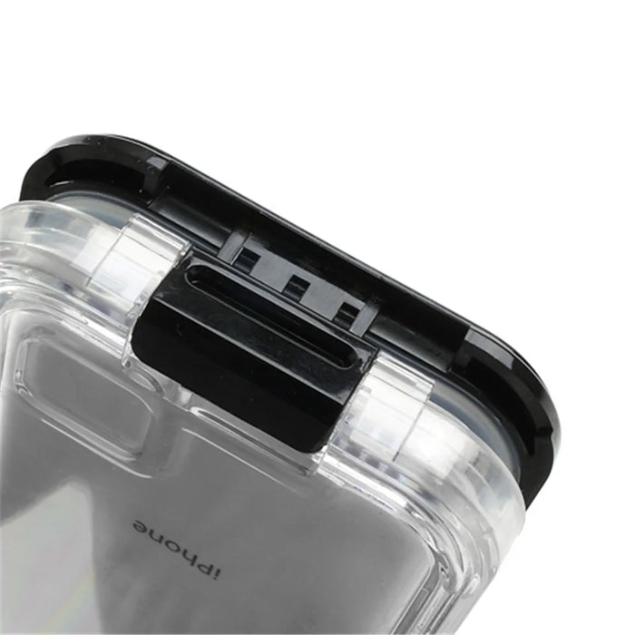 Premium IP68 Waterproof Protector Case for iPhone 4s 4 + Neck Strap - Black - 6