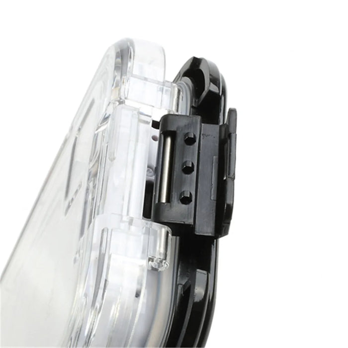 Premium IP68 Waterproof Protector Case for iPhone 4s 4 + Neck Strap - Black - 7