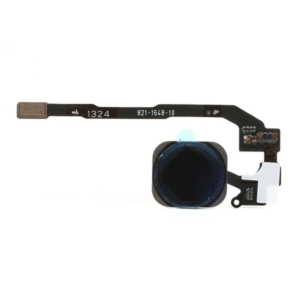 Black for iPhone 5s Home Button with PCB Membrane Flex Cable (OEM) - 1