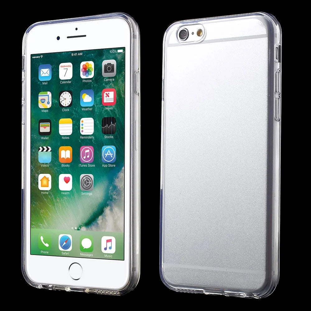 Glossy Durable Soft TPU Gel Case for iPhone 6s / 6 4.7 - Transparent - 1