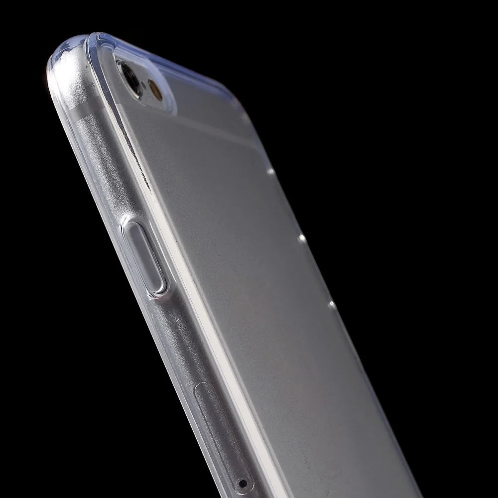 Glossy Durable Soft TPU Gel Case for iPhone 6s / 6 4.7 - Transparent - 6
