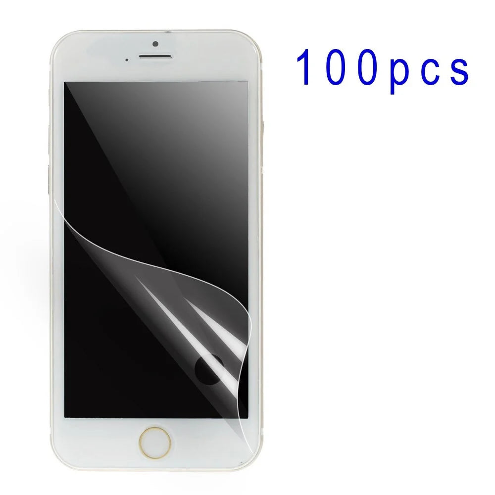 100Pcs/Set Clear LCD Screen Protective Film for iPhone 6 4.7 inch / 6s - 1