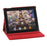 360 Degree Rotating Litchi Surface Leather Case Cover with Stand for iPad 2 / 3 / 4 - Red - 2
