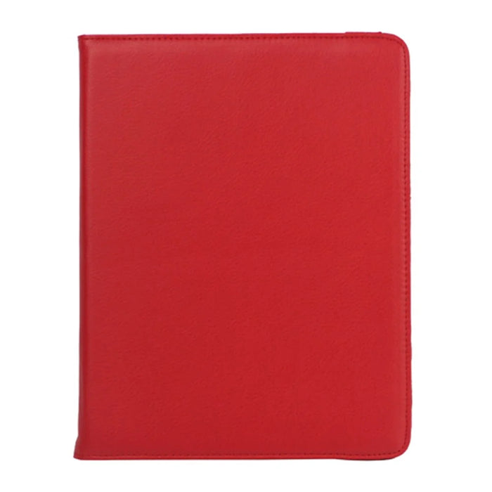 360 Degree Rotating Litchi Surface Leather Case Cover with Stand for iPad 2 / 3 / 4 - Red - 6