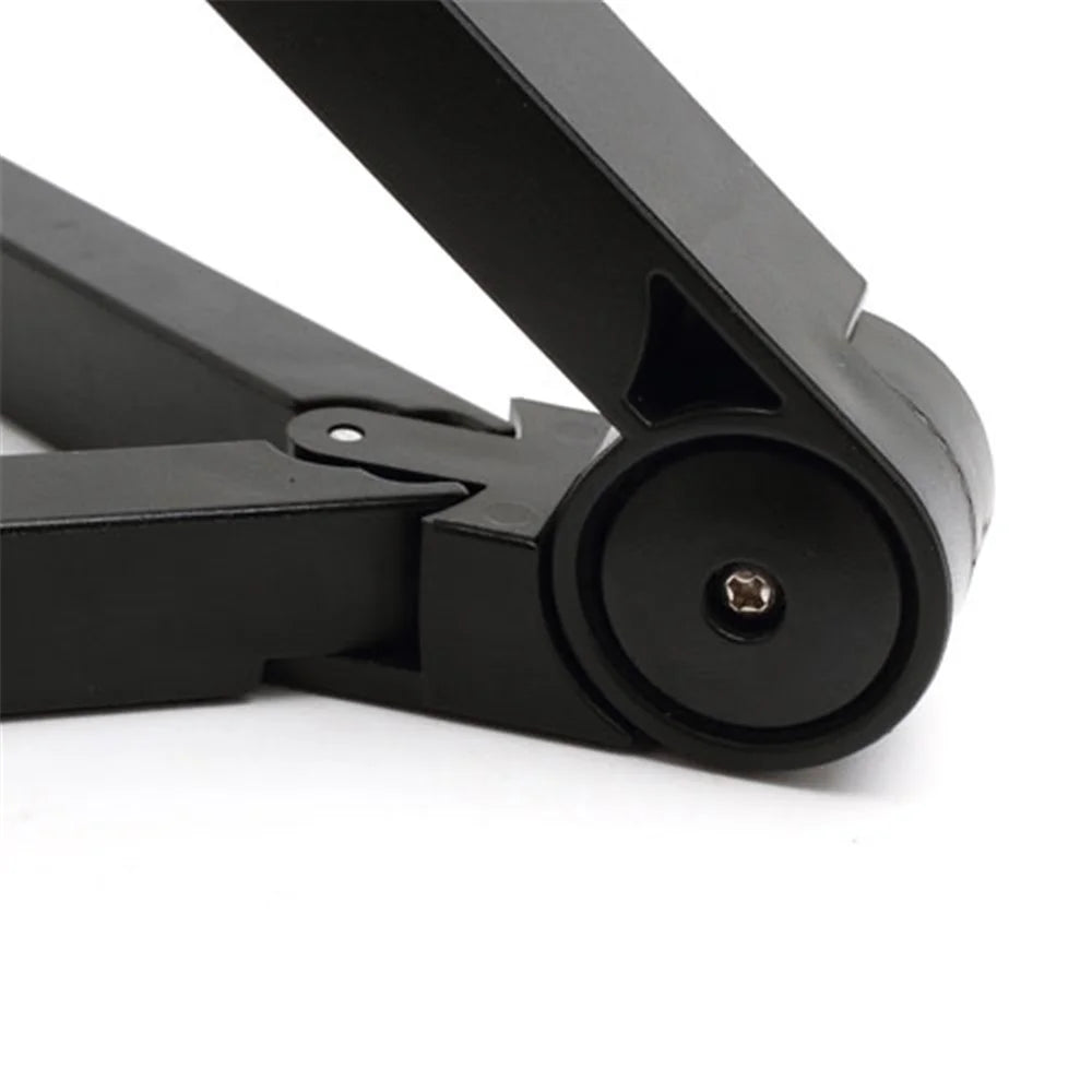 Universal 7-10 inch Portable PC Fold-Up Stand for Apple iPad/ Galaxy Tab/ Kindle Fire - Black - 7