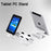 Solid Aluminum Folding Pivot Stand Holder for Apple iPad / Tablet PC / Cell Phone - Silver Color - 1