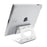 Solid Aluminum Folding Pivot Stand Holder for Apple iPad / Tablet PC / Cell Phone - Silver Color - 3