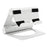 Solid Aluminum Folding Pivot Stand Holder for Apple iPad / Tablet PC / Cell Phone - Silver Color - 4