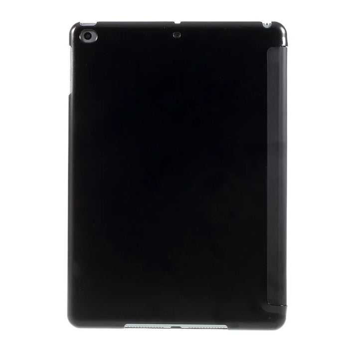 Black Tri-Fold Stand PU Leather Case for iPad Air - 3