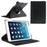 360 Rotary Stand for iPad mini / iPad mini 2 Smart Lychee Leather Case - Black - 1