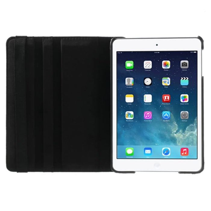 360 Rotary Stand for iPad mini / iPad mini 2 Smart Lychee Leather Case - Black - 7