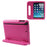 Hand-Held Kids Non-Toxic EVA Foam Protective Stand Tablet Case for iPad Mini 1 2 3 - Rose - 1