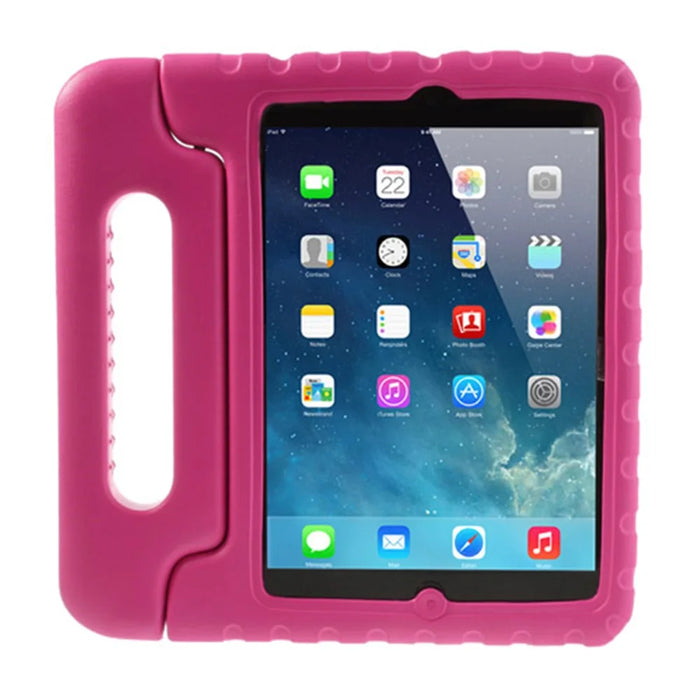 Hand-Held Kids Non-Toxic EVA Foam Protective Stand Tablet Case for iPad Mini 1 2 3 - Rose - 2