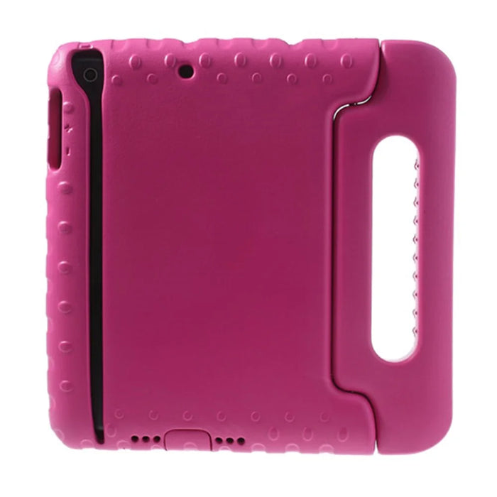 Hand-Held Kids Non-Toxic EVA Foam Protective Stand Tablet Case for iPad Mini 1 2 3 - Rose - 5