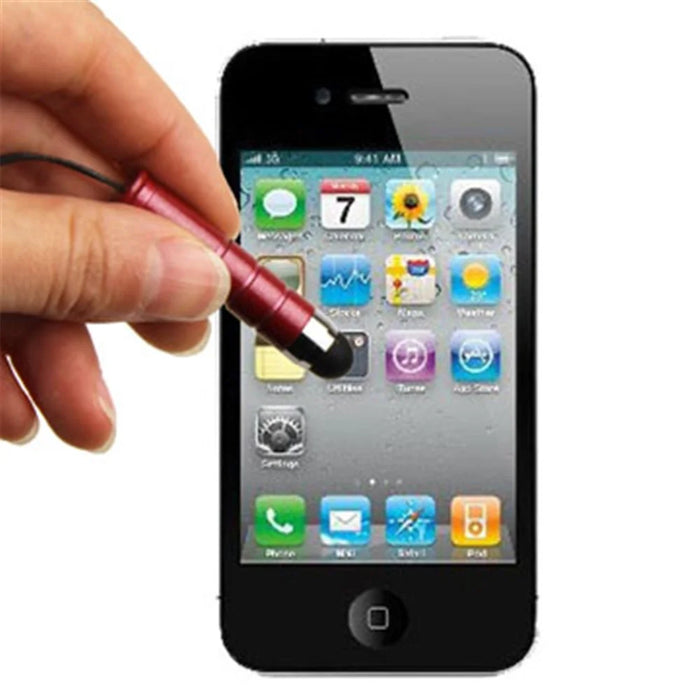 Soft Touch Stylus Pen for iPhone iPad iPod (With 3.5mm Plug);Dark Blue - 1