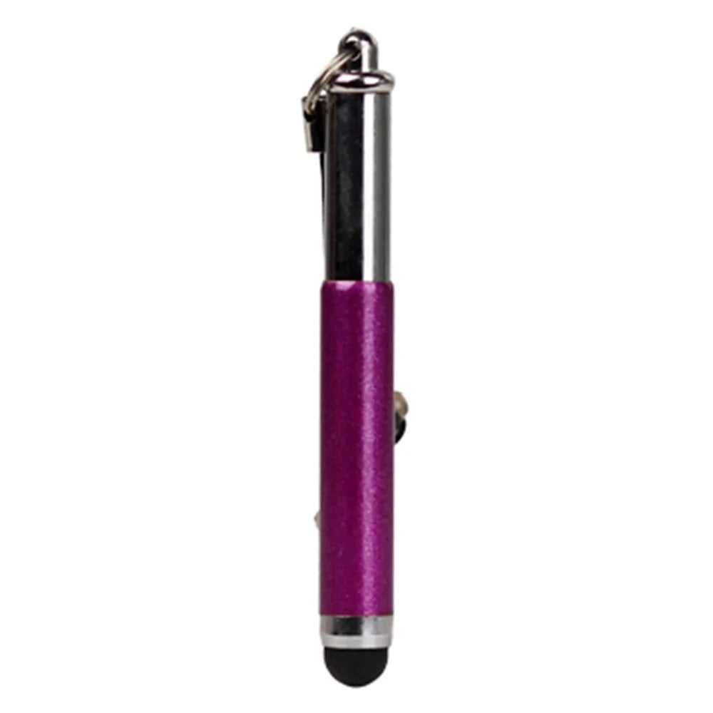 Universal Retractable Capacitive Soft Stylus Touch Pen for iPhone iPad iPod HTC - Red - 2