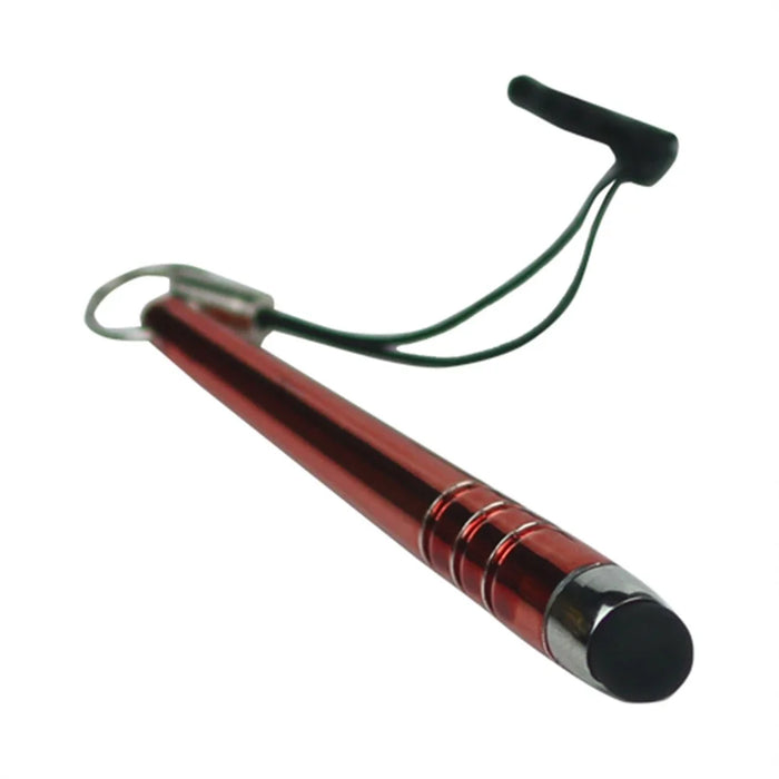 3.5mm Plug Premium Capacitive Stylus Touch Pen for iPhone 4S 4 5 5s 5c / The New iPad / HTC - Red - 4