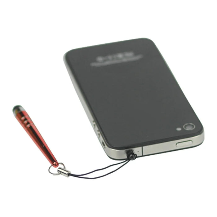 3.5mm Plug Premium Capacitive Stylus Touch Pen for iPhone 4S 4 5 5s 5c / The New iPad / HTC - Red - 6